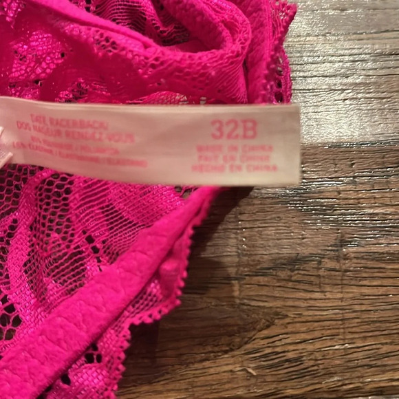 PINK by Victoria’s Secret Lace Racerback Front Bra Size 32B - Picture 7 of 7